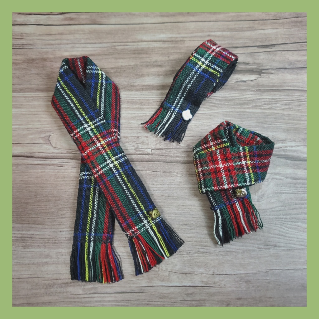 ねんどろいどどーる タータンチェックマフラー パンダ ぐらん屋 Booth