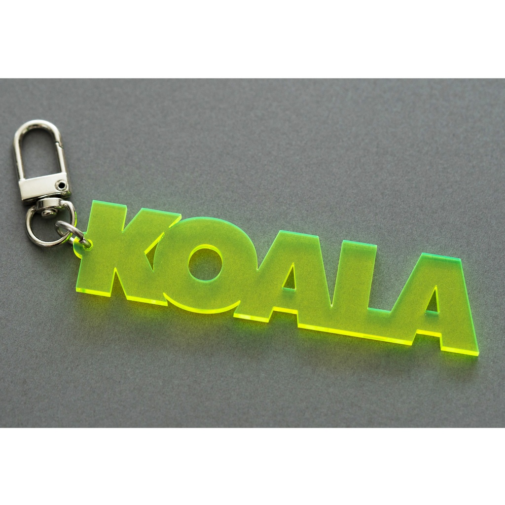 KOALA文字アクキー(4種)