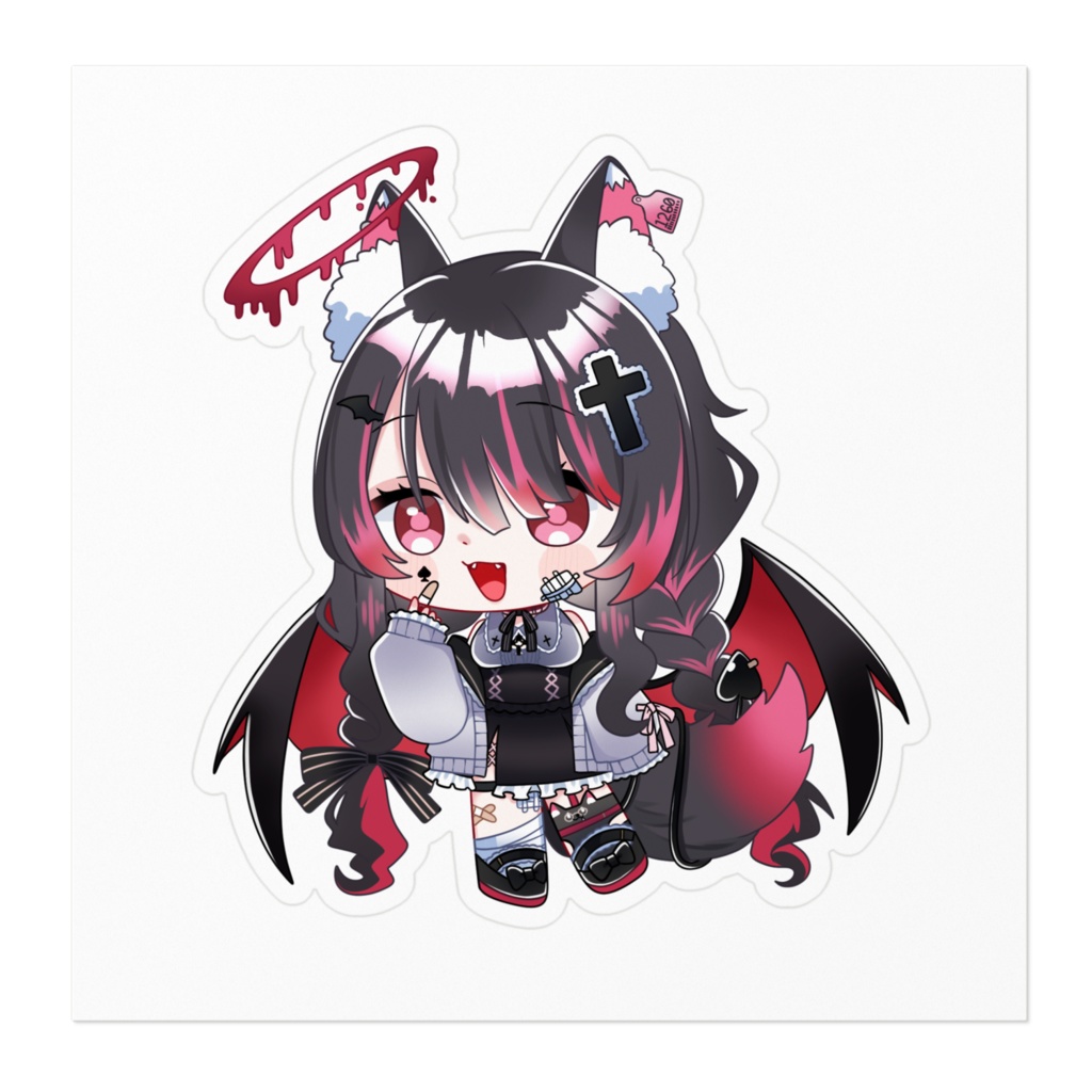 ステッカー/ミニキャラ【冴月くろろ】