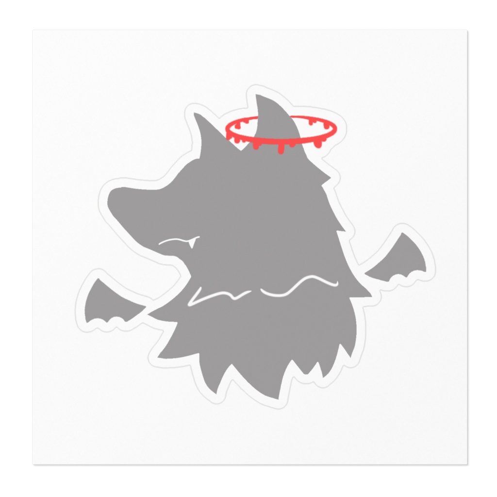 ステッカー/ロゴ【冴月くろろ】