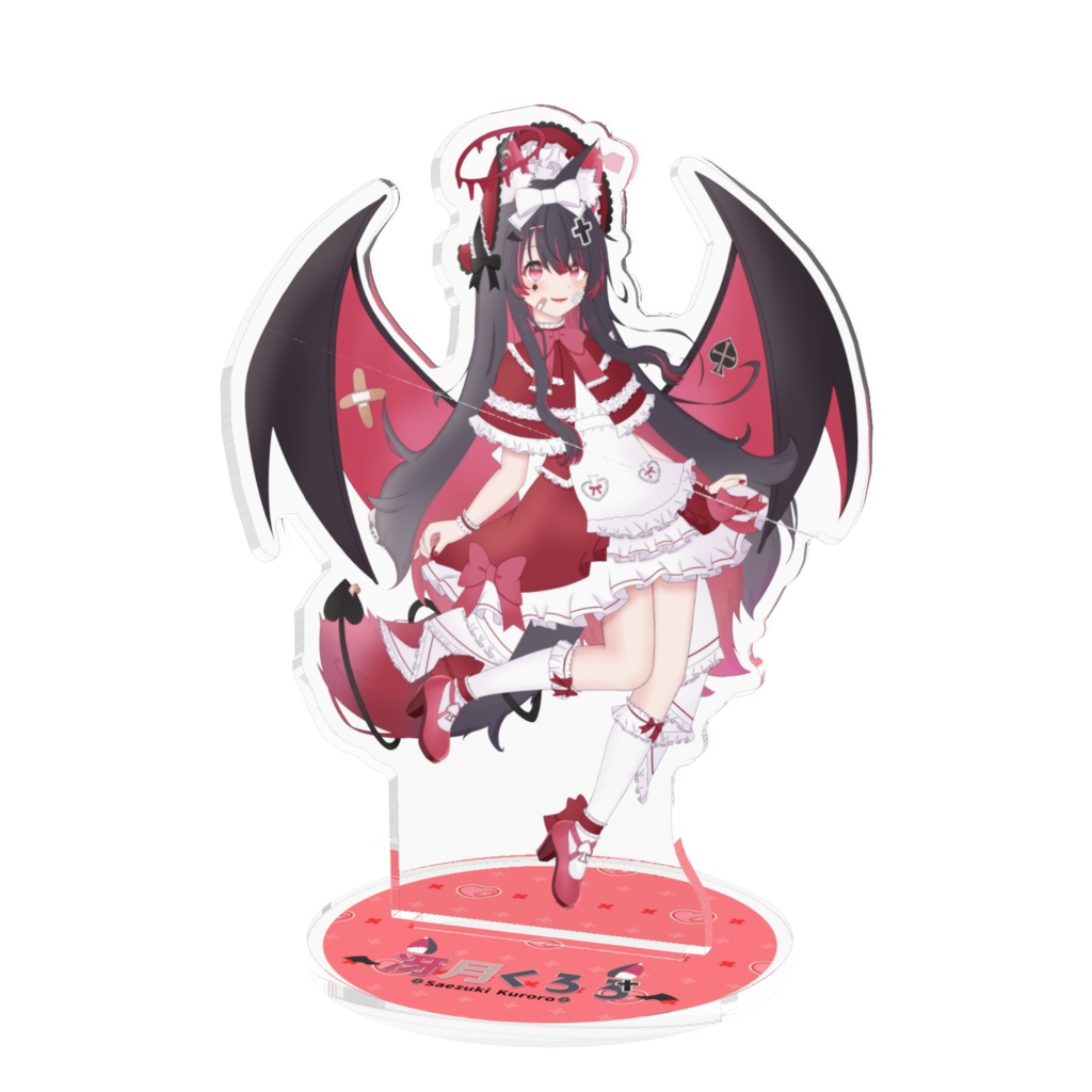 【冴月くろろ】半年記念アクリルフィギュア-キービジュアル-