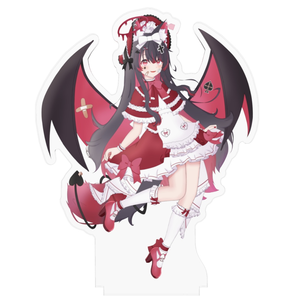 【冴月くろろ】半年記念アクリルフィギュア-キービジュアル-