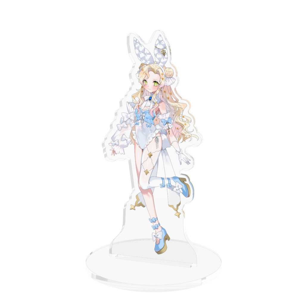 🐰アクリルフィギュア🐰バニー衣装 キービジュアル 約16㎝ ハーミア・オデットver