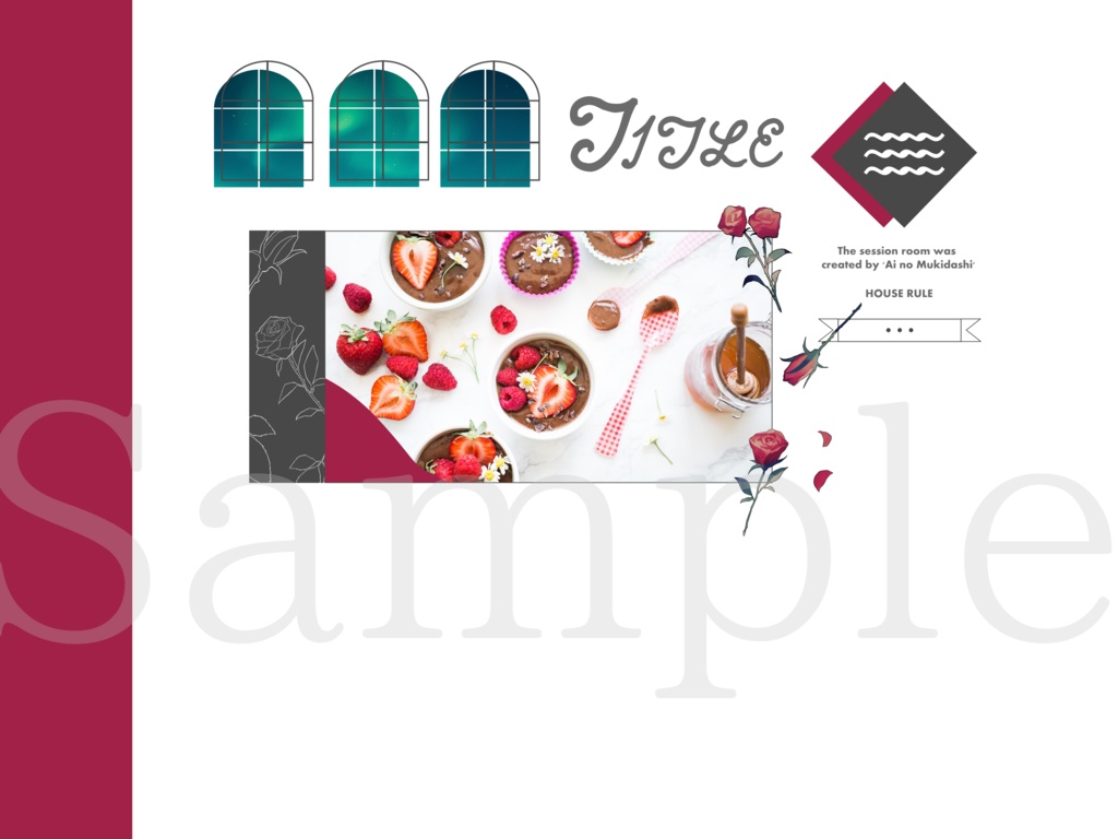 TRPGで使える薔薇の素材集