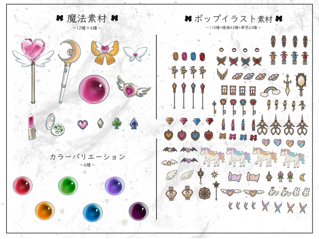 TRPGで使える魔法の素材集