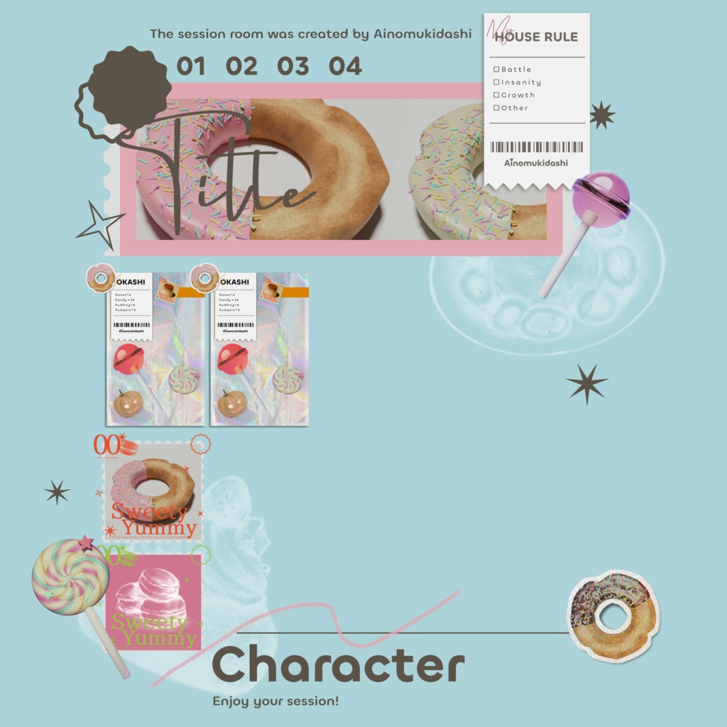 【TRPG素材集】スウィーティー・ヤミー