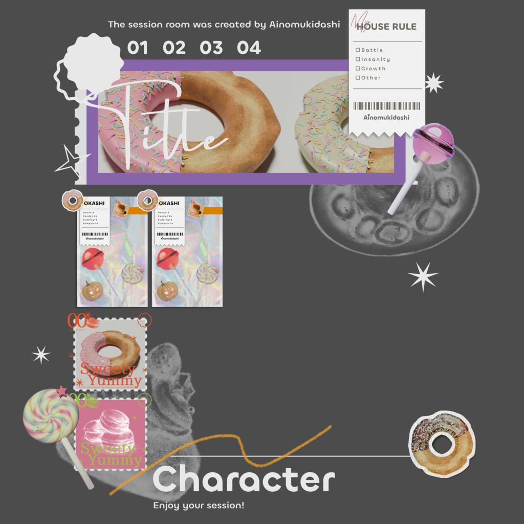 【TRPG素材集】スウィーティー・ヤミー