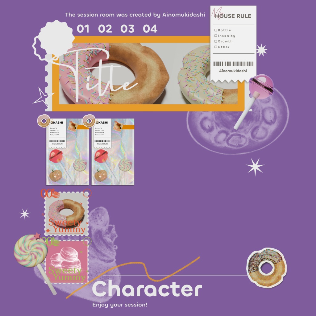 【TRPG素材集】スウィーティー・ヤミー