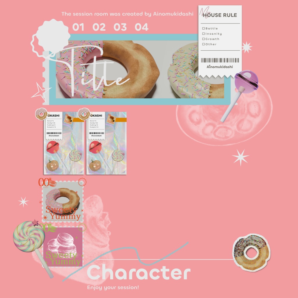 【TRPG素材集】スウィーティー・ヤミー