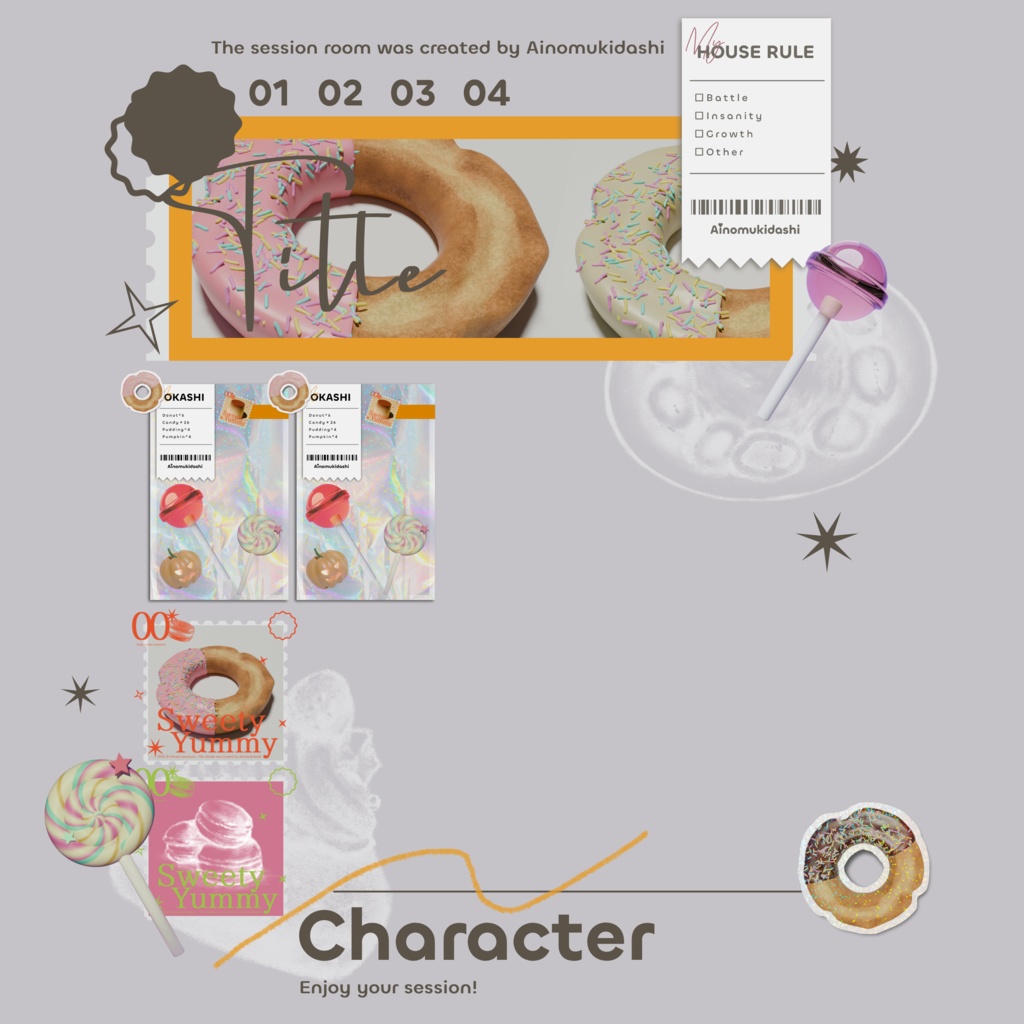 【TRPG素材集】スウィーティー・ヤミー