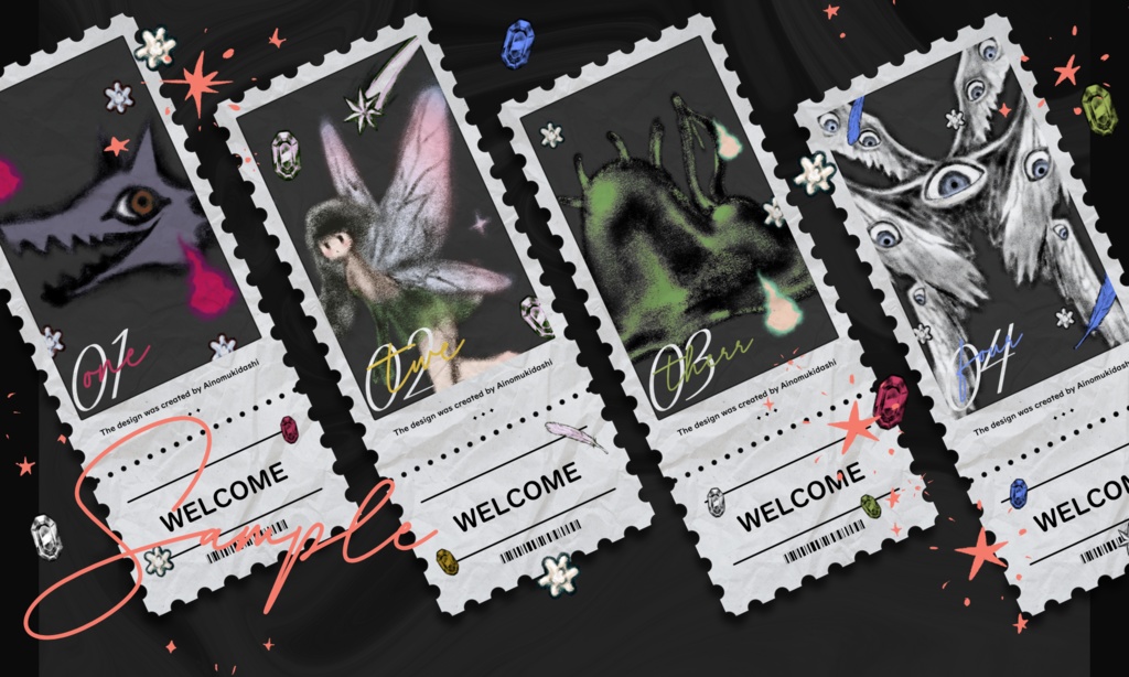 【イラスト素材集】Vol.02_怪物図鑑【商用利用可】