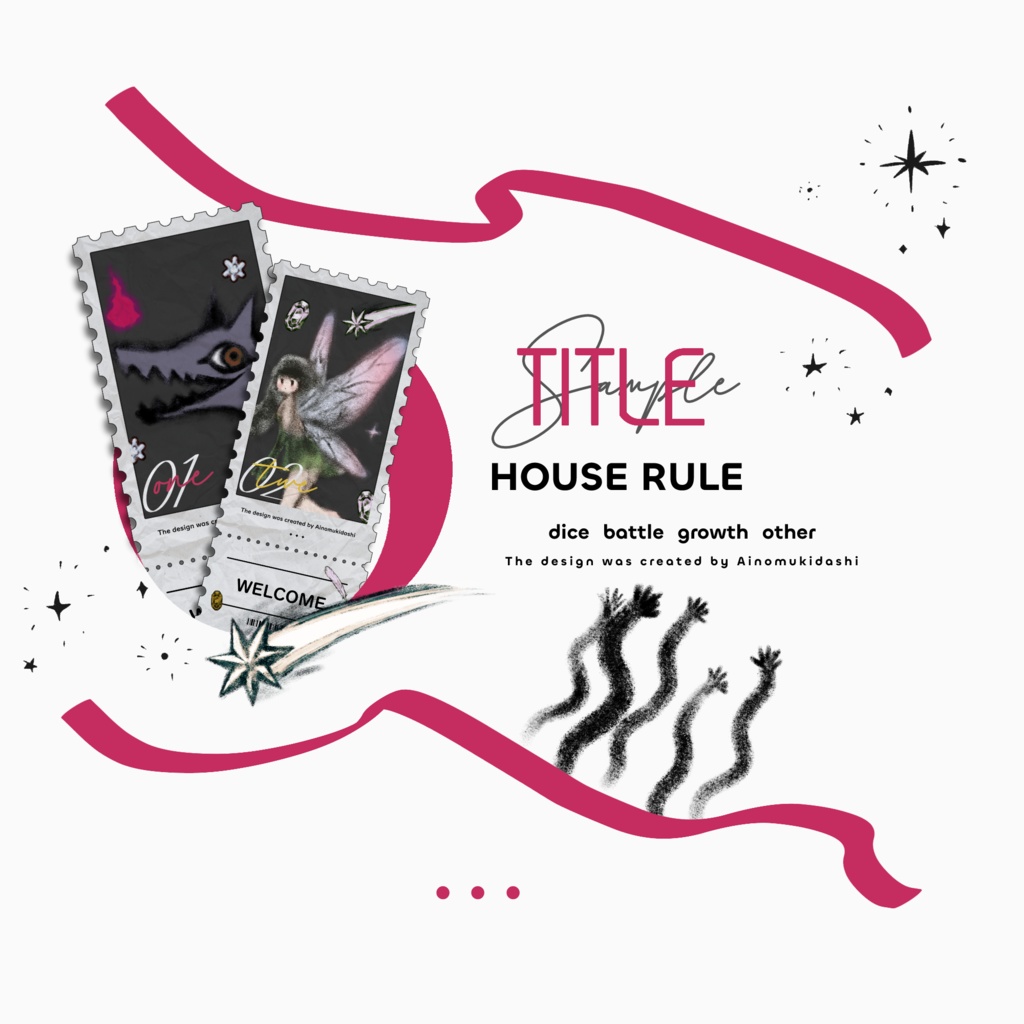 【イラスト素材集】Vol.02_怪物図鑑【商用利用可】