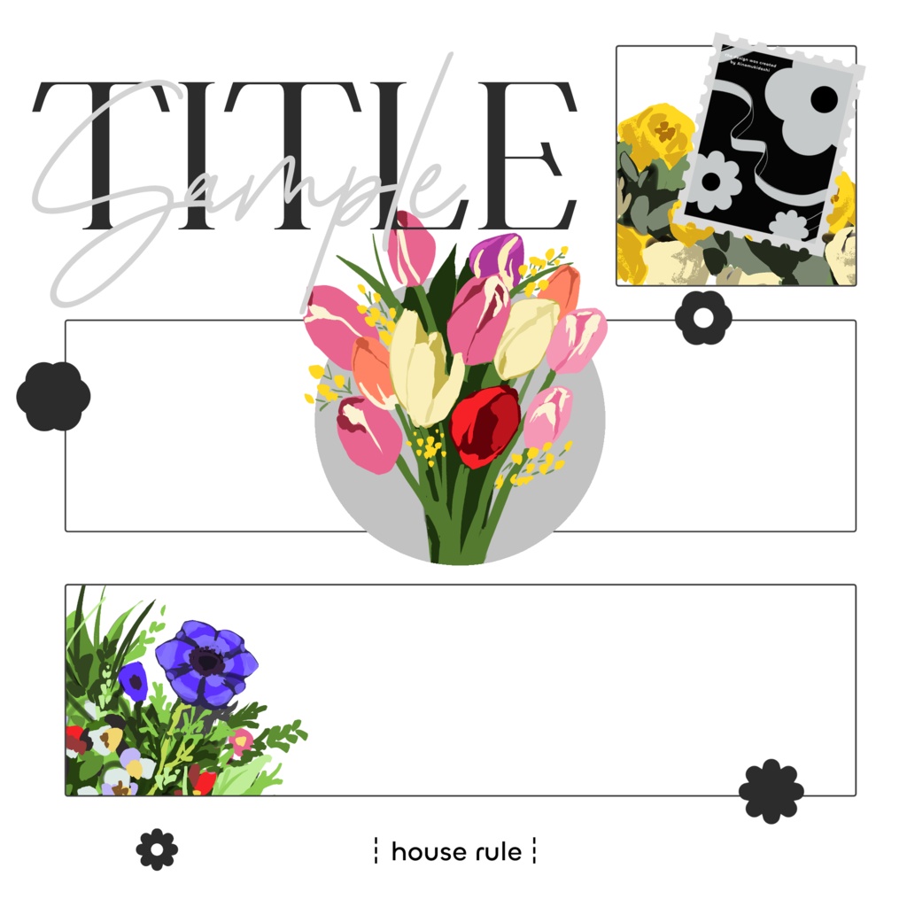【イラスト素材集】Vol.04_道端の花【商用利用可】