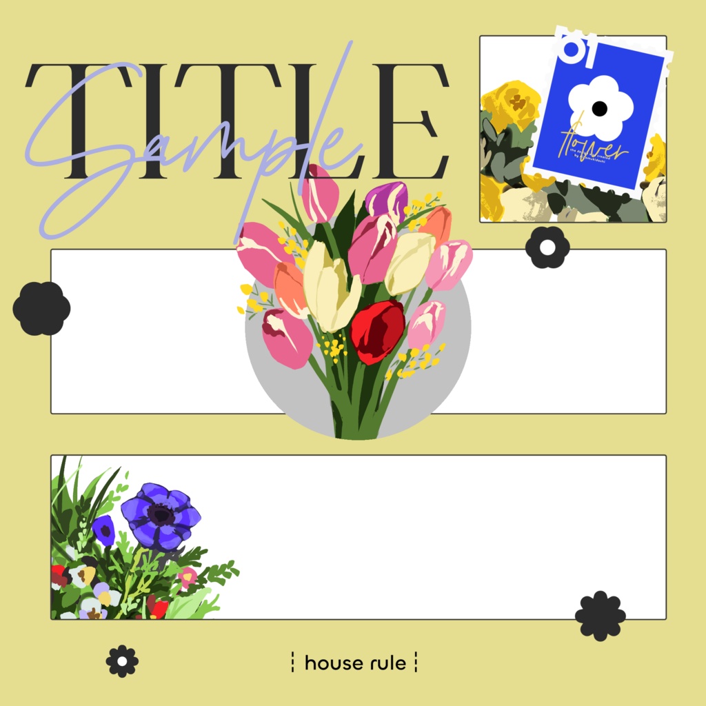 【イラスト素材集】Vol.04_道端の花【商用利用可】
