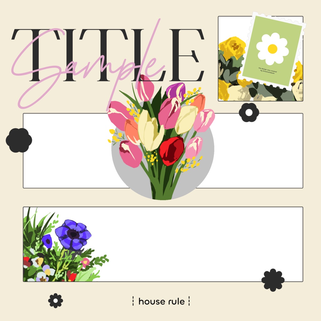 【イラスト素材集】Vol.04_道端の花【商用利用可】