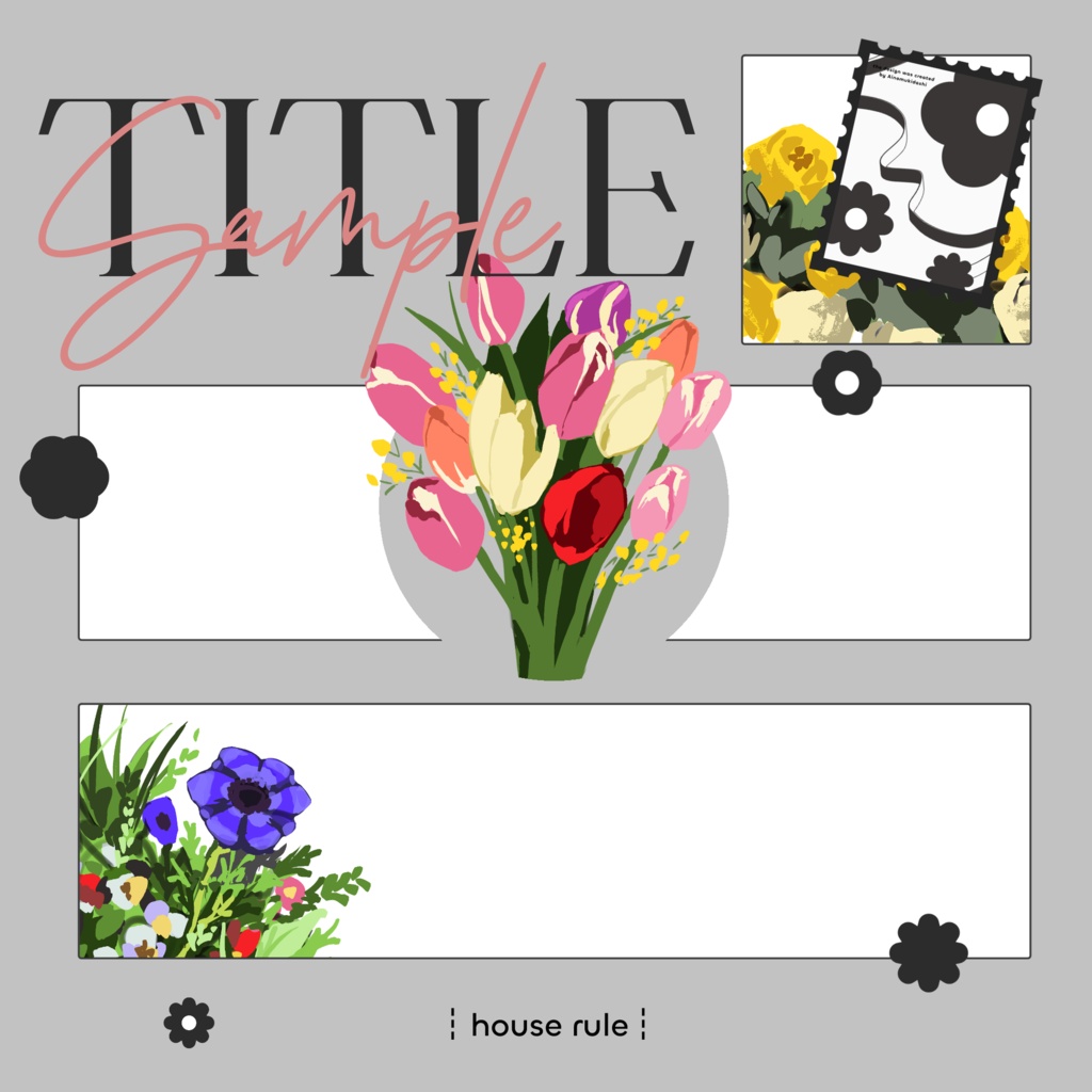 【イラスト素材集】Vol.04_道端の花【商用利用可】