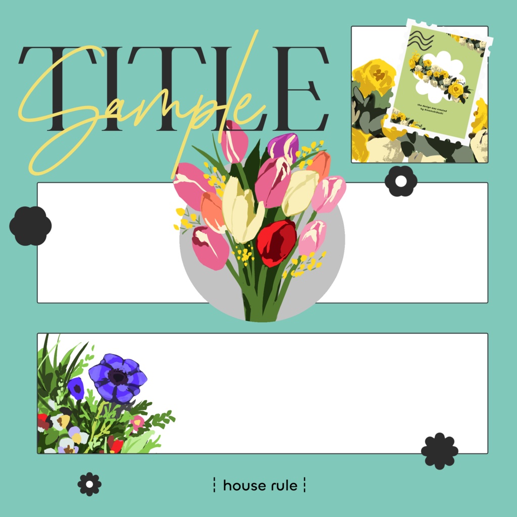 【イラスト素材集】Vol.04_道端の花【商用利用可】