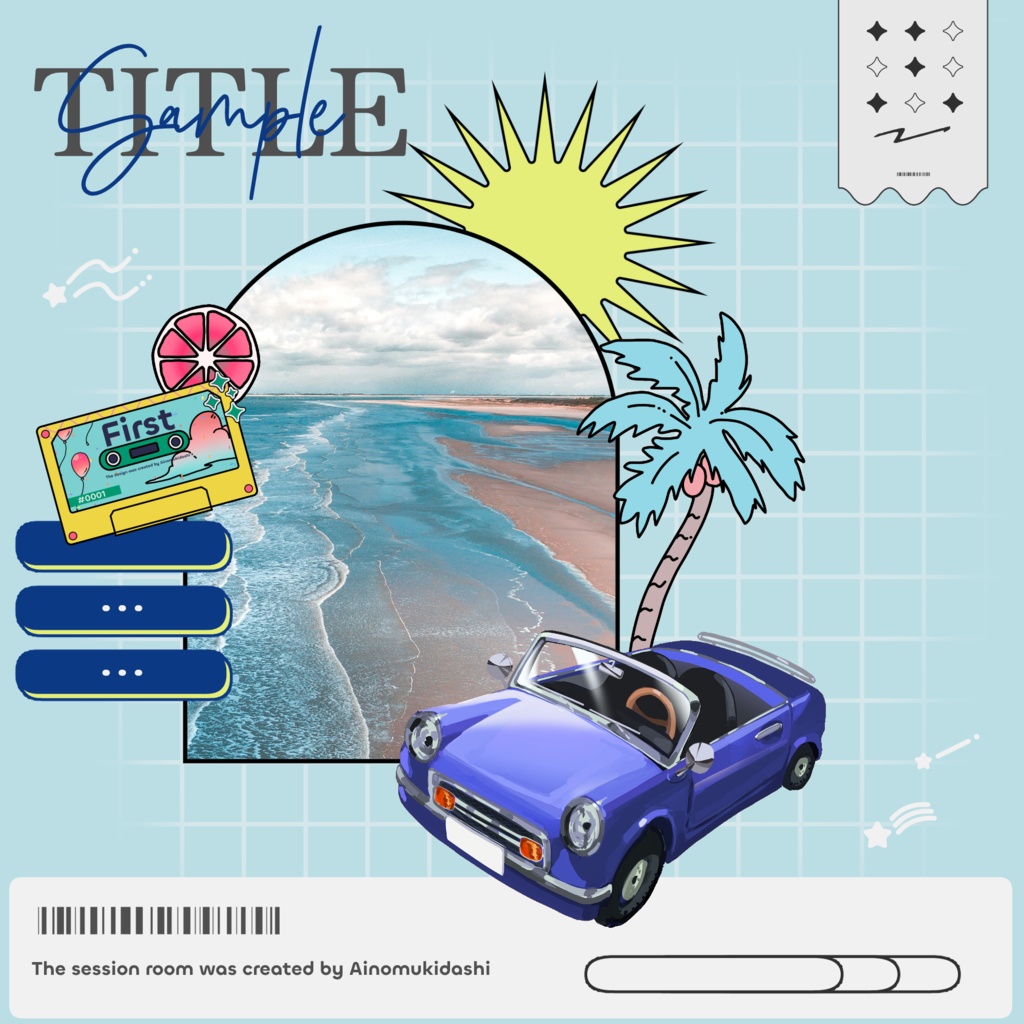 【イラスト素材集】Vol.05_夏のシティポップ【商用利用可】