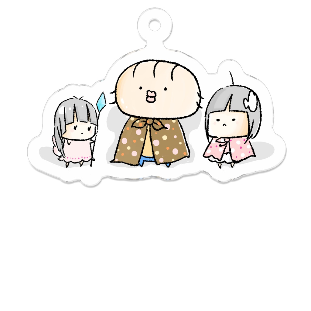 はーちゃんファミリー集合 アクリルキーホルダー