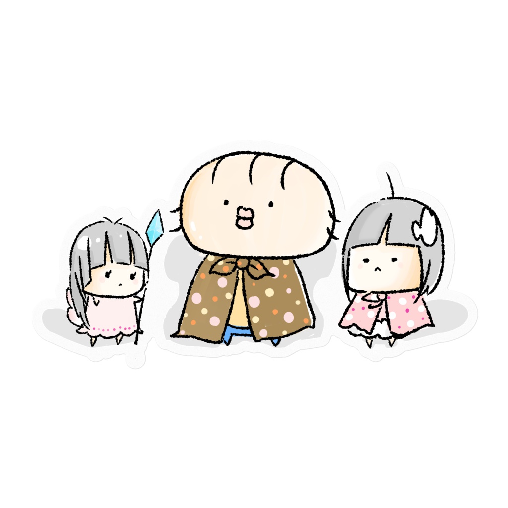 三人集 ステッカー