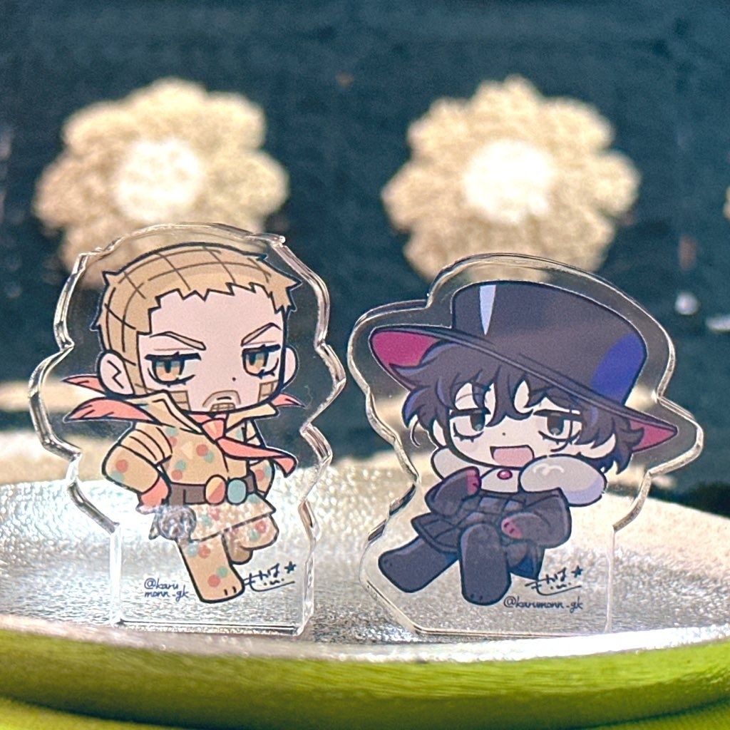 🍈🎩アクリルブロックスタンドセット