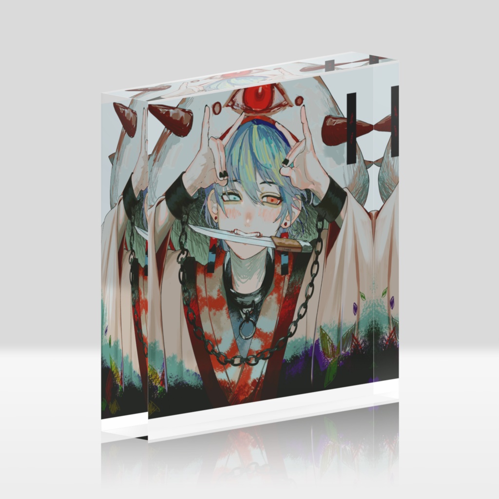 狐の嫁入り アクリルブロック