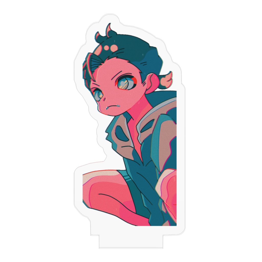 (´,,⊕︿⊗,,)アクリルフィギュア