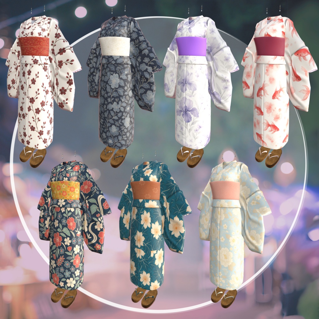 【20アバター対応】夕凪浴衣Collection