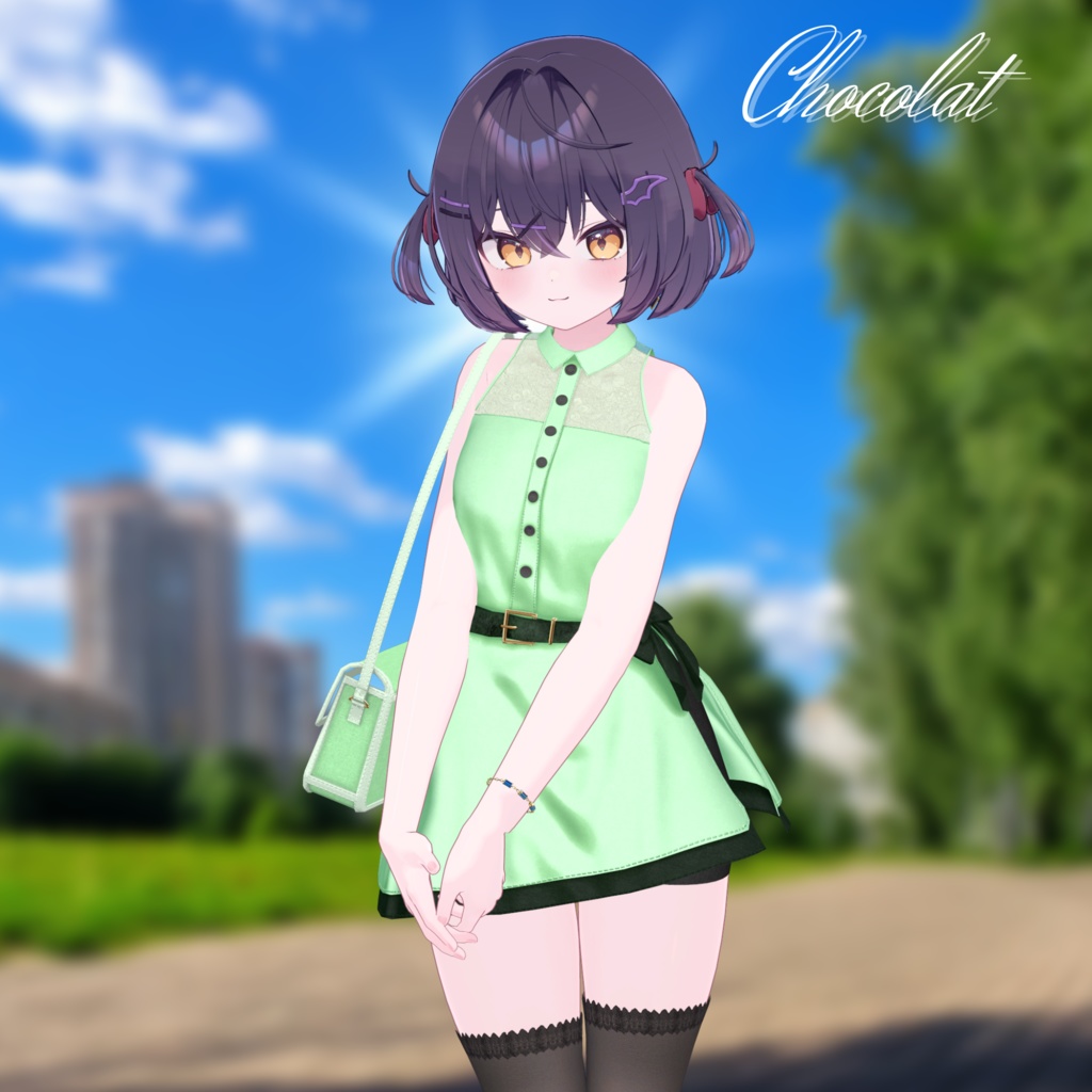 【13アバター対応】Ribbon Noir