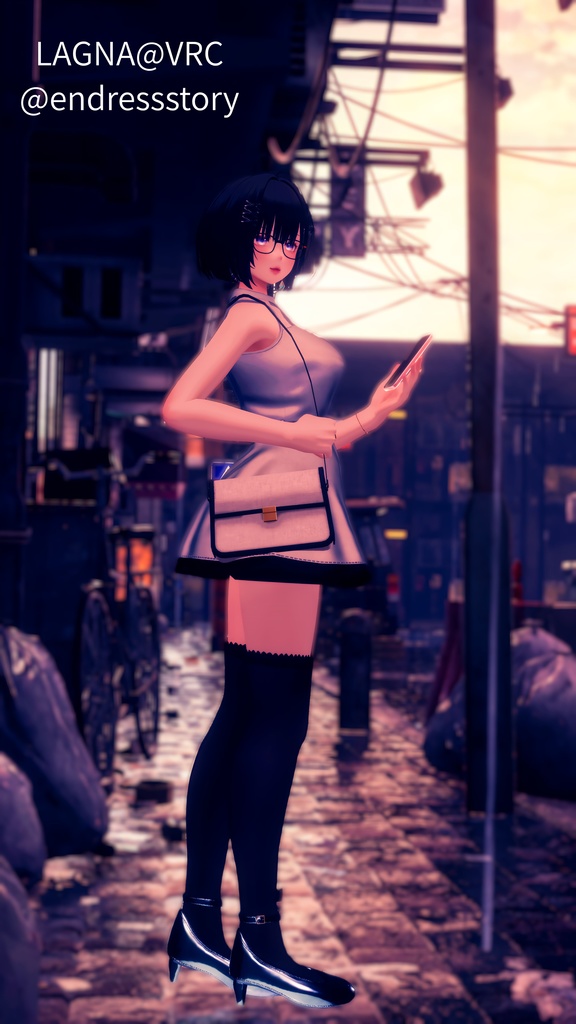 【13アバター対応】Ribbon Noir