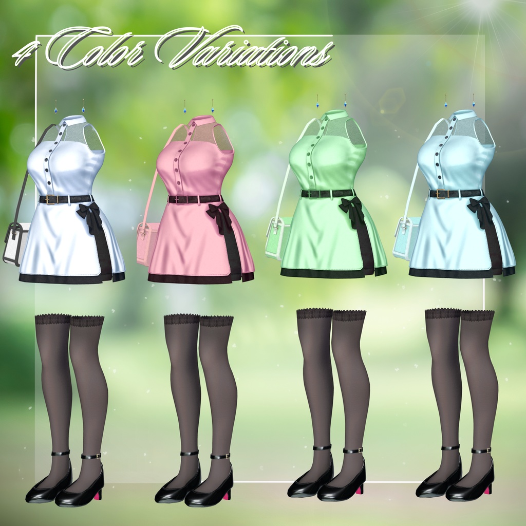 【13アバター対応】Ribbon Noir