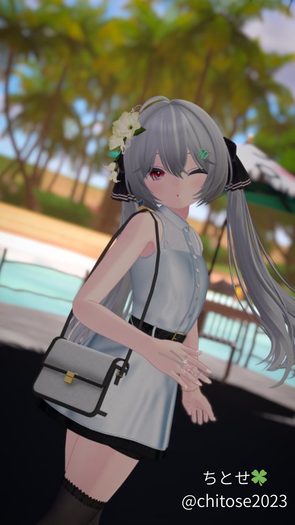 【13アバター対応】Ribbon Noir