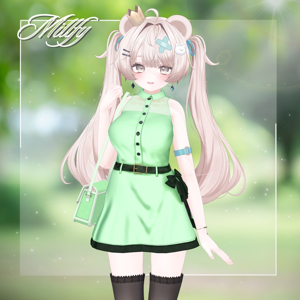 【13アバター対応】Ribbon Noir