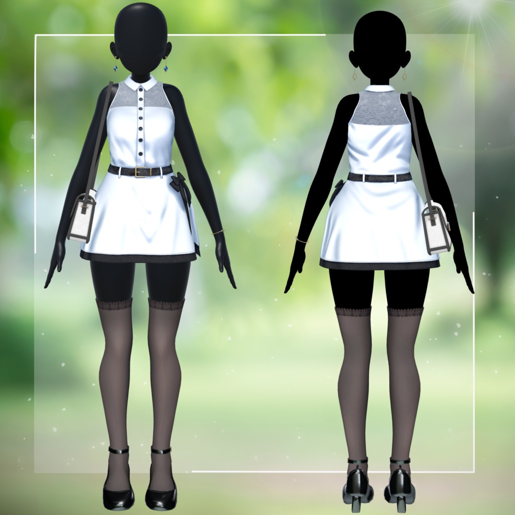 【13アバター対応】Ribbon Noir