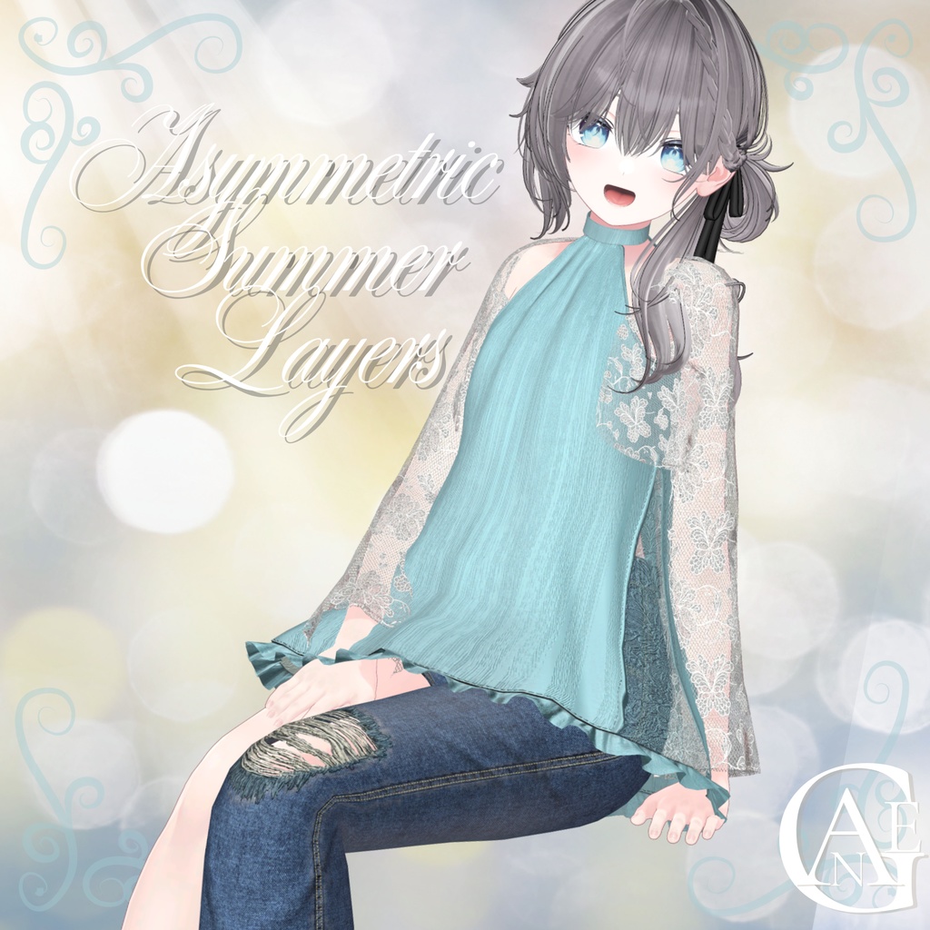 【15アバター対応】Asymmetric Summer Layers