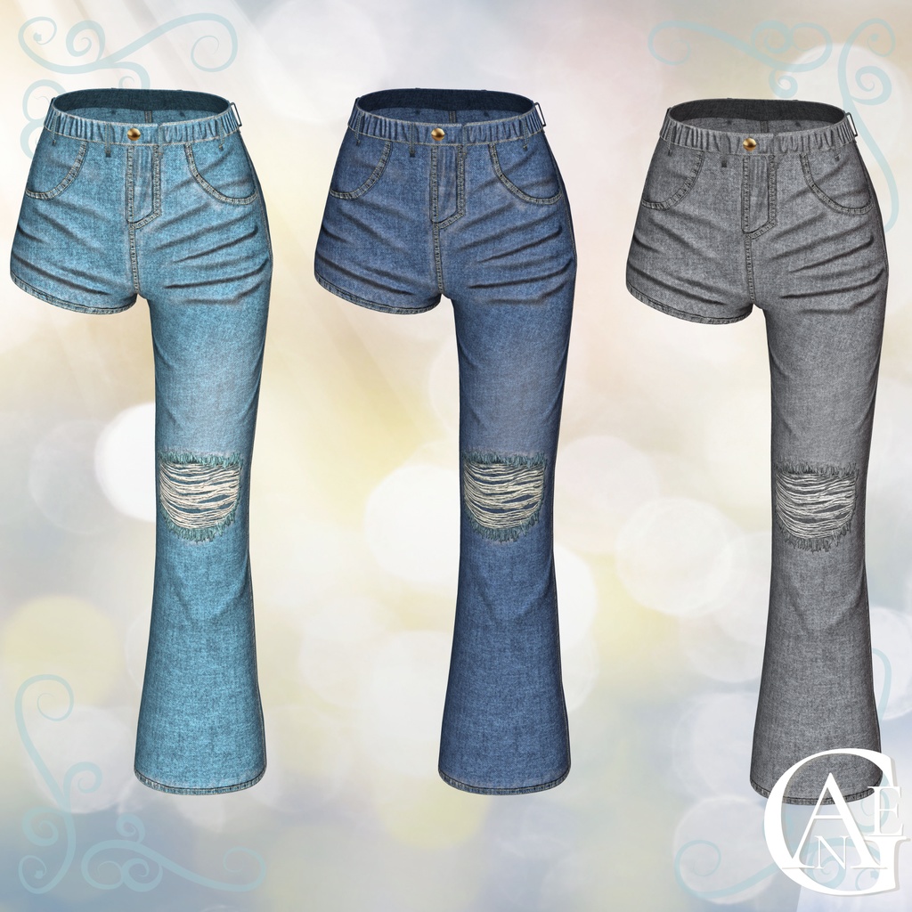 【15アバター対応】Asymmetric Summer Layers