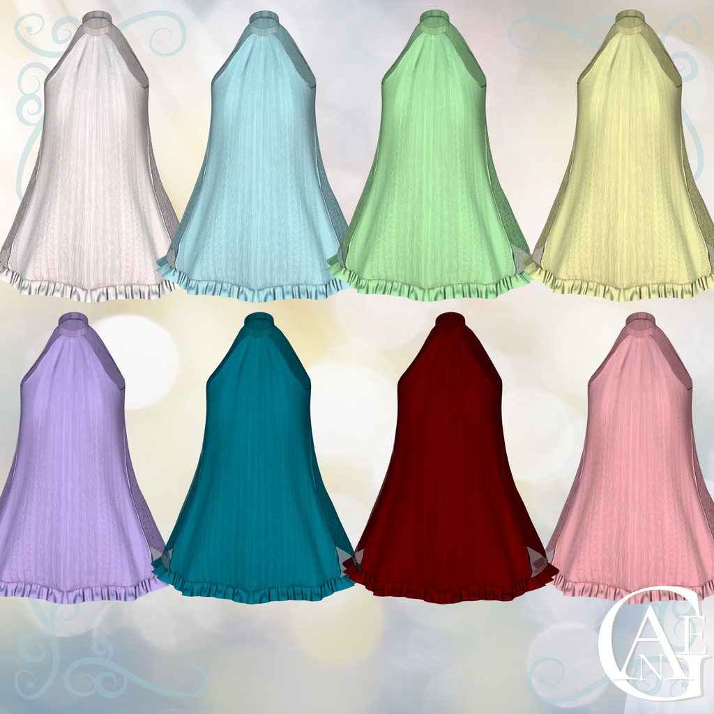 【15アバター対応】Asymmetric Summer Layers