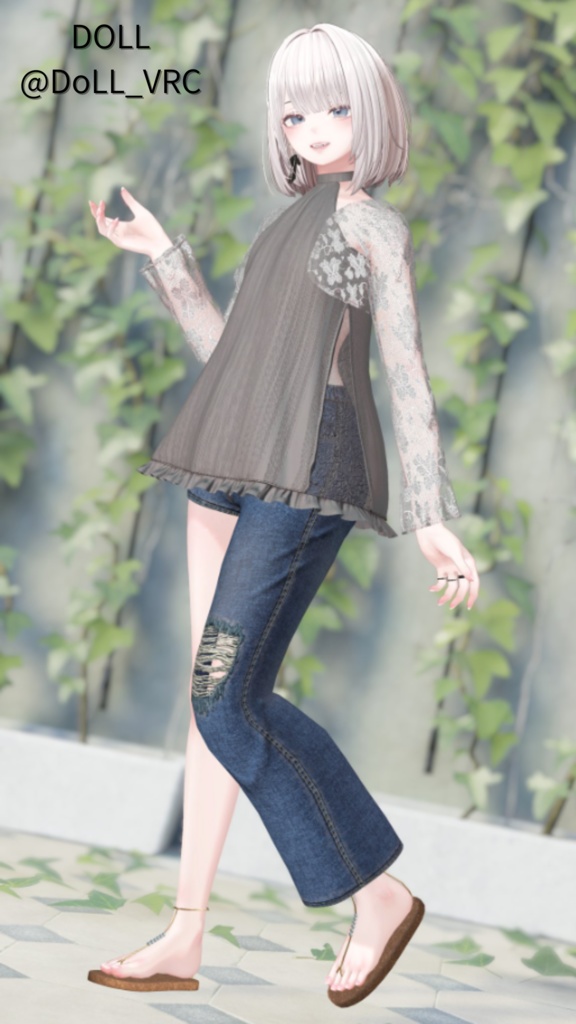 【15アバター対応】Asymmetric Summer Layers