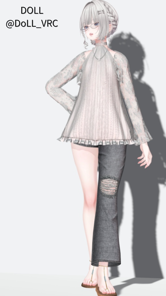 【15アバター対応】Asymmetric Summer Layers