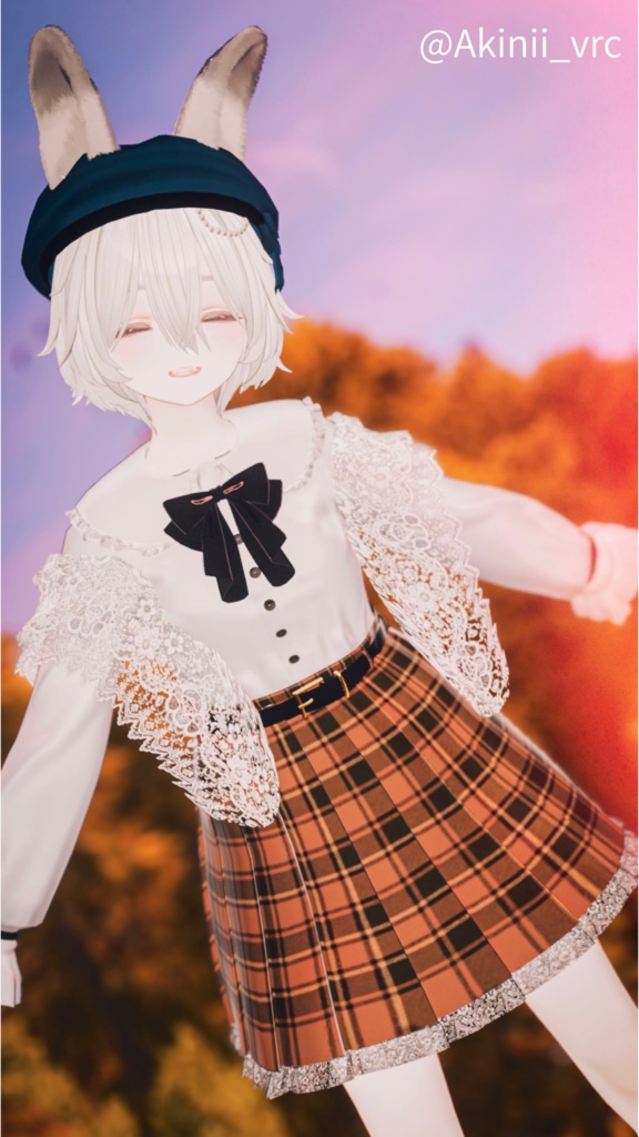 【21アバター対応】Autumn Lace Dress