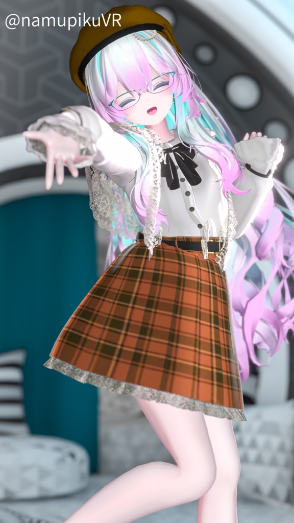 【21アバター対応】Autumn Lace Dress