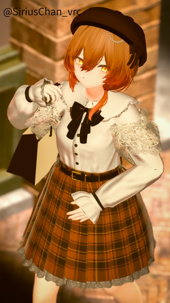 【21アバター対応】Autumn Lace Dress