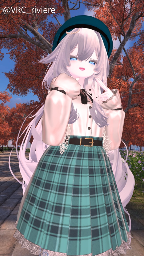 【21アバター対応】Autumn Lace Dress