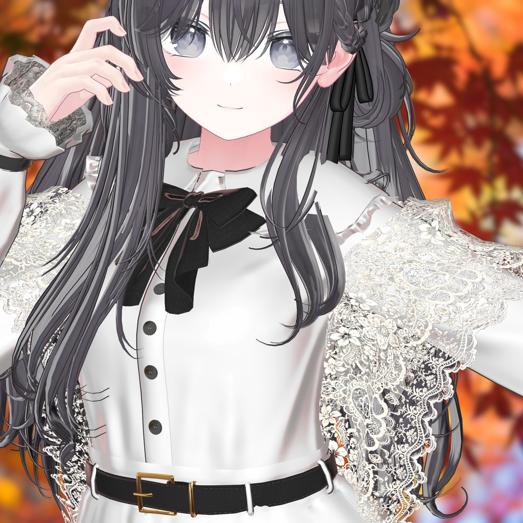 【21アバター対応】Autumn Lace Dress