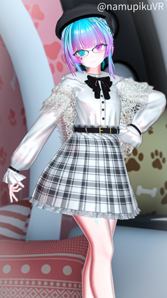 【21アバター対応】Autumn Lace Dress