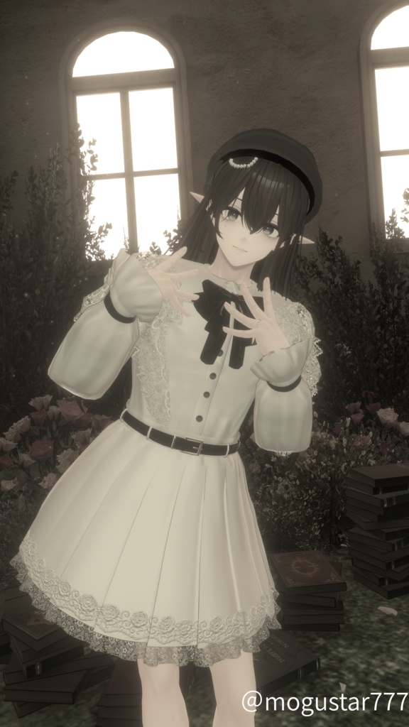 【21アバター対応】Autumn Lace Dress