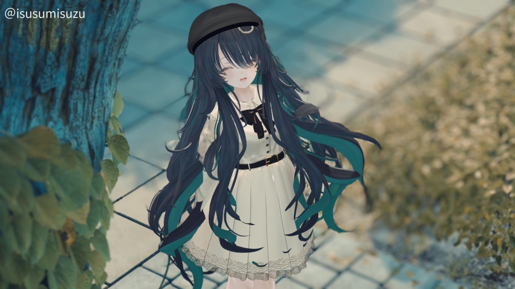 【21アバター対応】Autumn Lace Dress