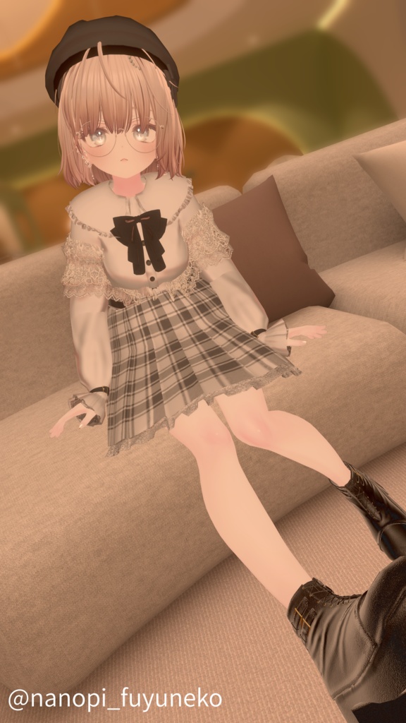 【21アバター対応】Autumn Lace Dress