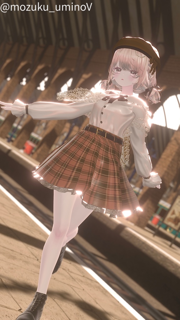 【21アバター対応】Autumn Lace Dress