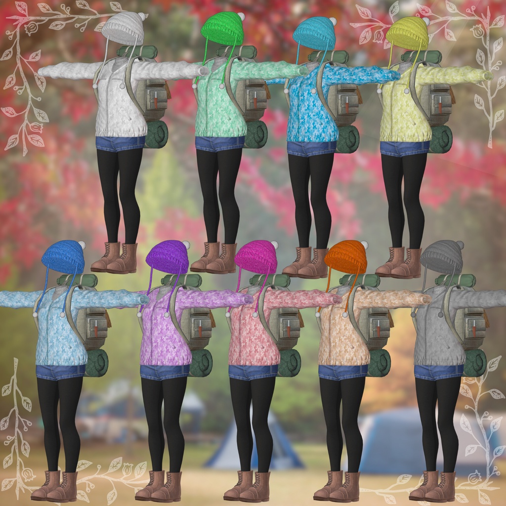【21アバター対応】Camp Cozy Set